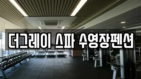 더그레이 스파 수영장펜션