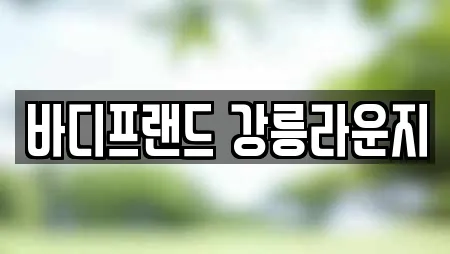 마사지 13곳 제공 (강릉시 난곡동)