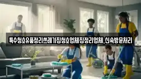 특수청소유품정리쓰레기집청소업체집정리업체,신속방문처리