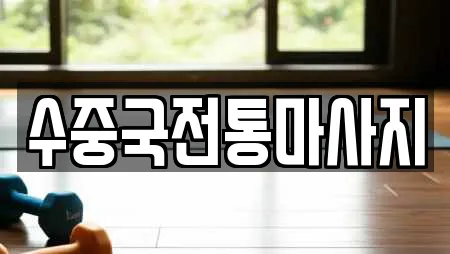 수중국전통마사지