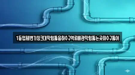 1등업체변기싱크대막힘뚫음하수구역류배관막힘뚫는곳하수구뚫어