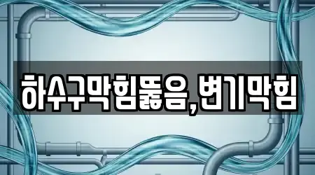 하수구막힘뚫음,변기막힘