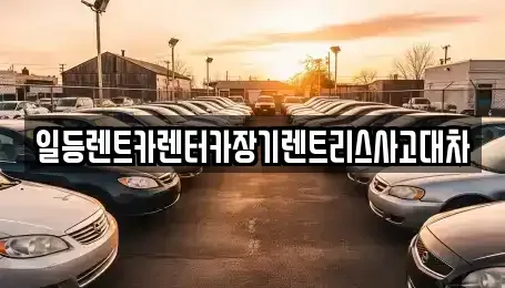 경기도 안산시 단원구 초지동 장기렌트카 전문 일등렌트카렌터카장기렌트리스사고대차