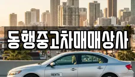 경북 안동시 안기동 중고차 전문 동행중고차매매상사