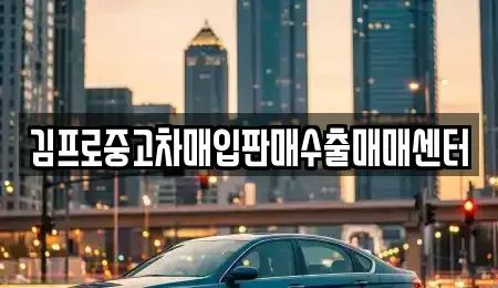 경북 안동시 안기동 중고차매입 전문 김프로중고차매입판매수출매매센터
