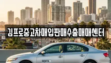부산 중고차매입 전문 김프로중고차매입판매수출매매센터