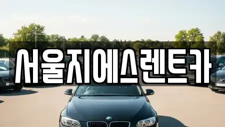 서울 양천구 신정동 렌트카 전문 서울지에스렌트카