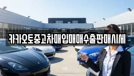 인천 중구 관동3가 중고차매입 전문 카카오토중고차매입매매수출판매시세